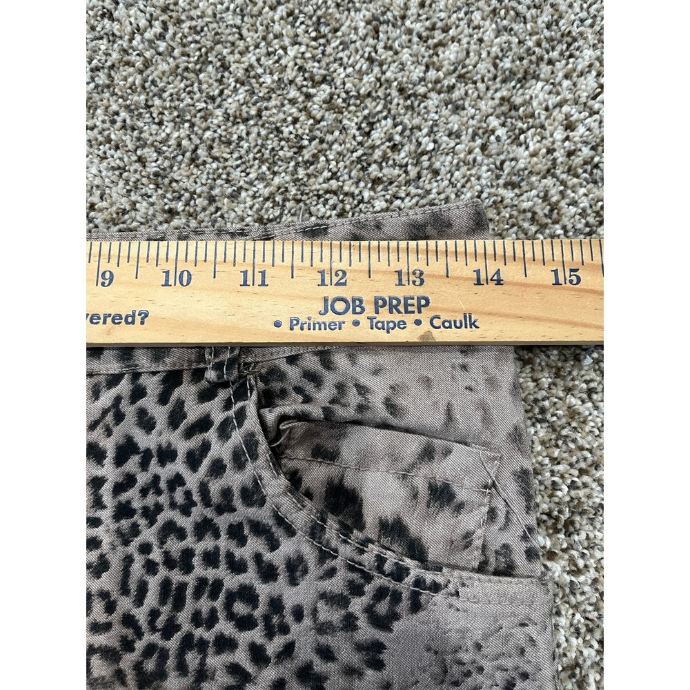 Gigi Moda Made in Italy Leopard Print Pant Women's Size Small 28x28 - Picture 8 of 10